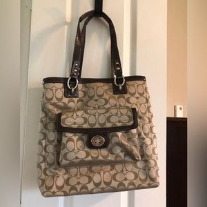 Signature Brown Coach Purse